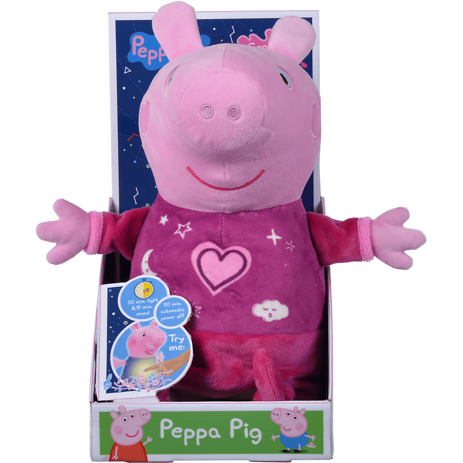 Simba Peppa Pig Plüsch - Gute Nacht Peppa