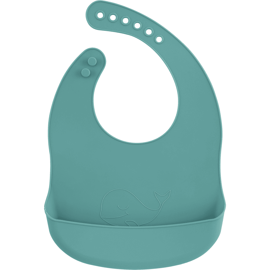 lille VILDE Bavoir en silicone turquoise