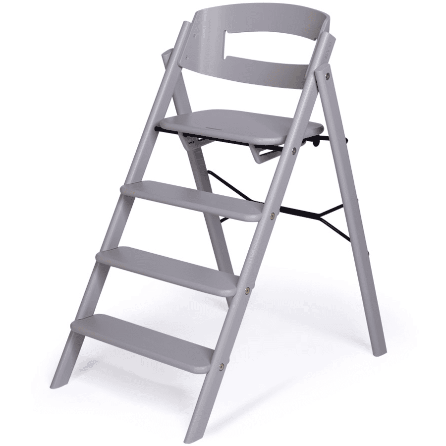KAOS Vysoká židle skládací buková šedá