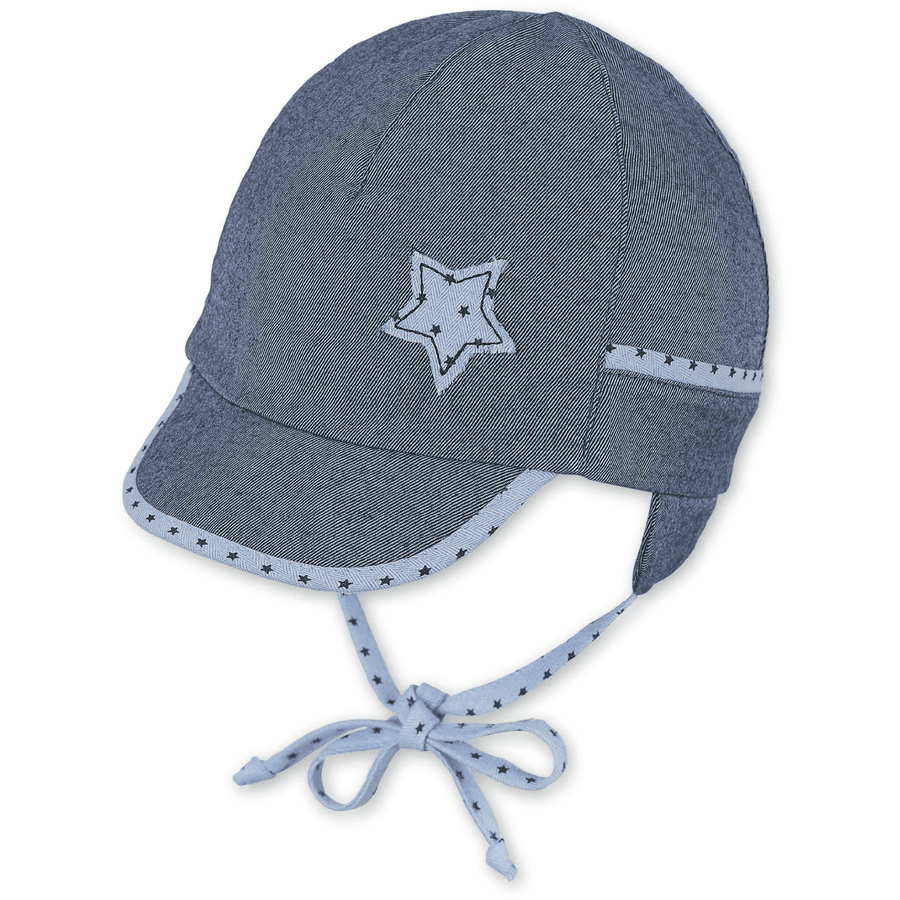 Sterntaler czapka z daszkiem średnioniebieska