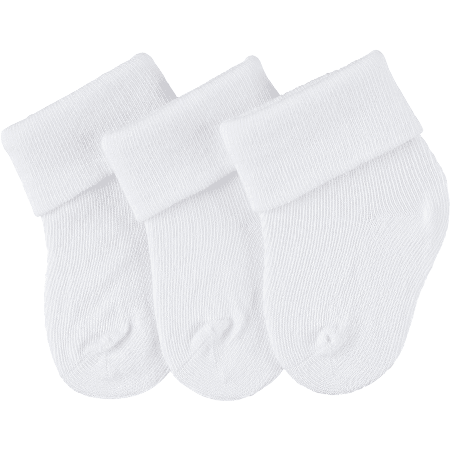 Sterntaler first socks 3-pack white