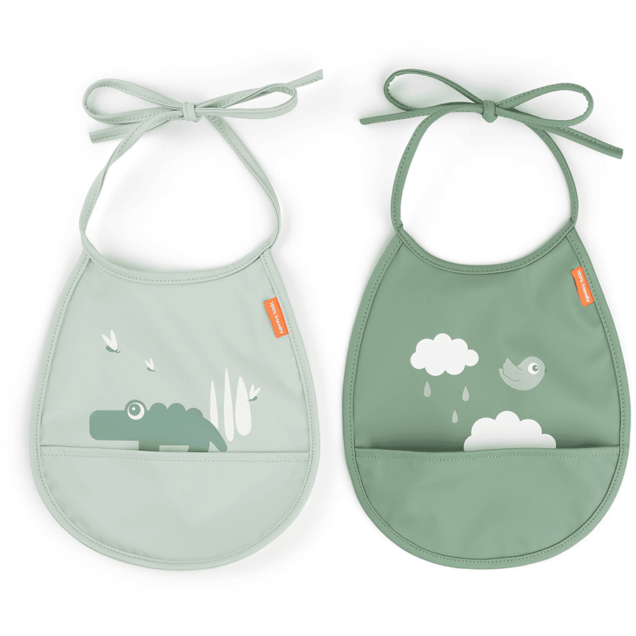 Done by Deer™ Taschenlätzchen Mini Happy Clouds 2er Pack blau