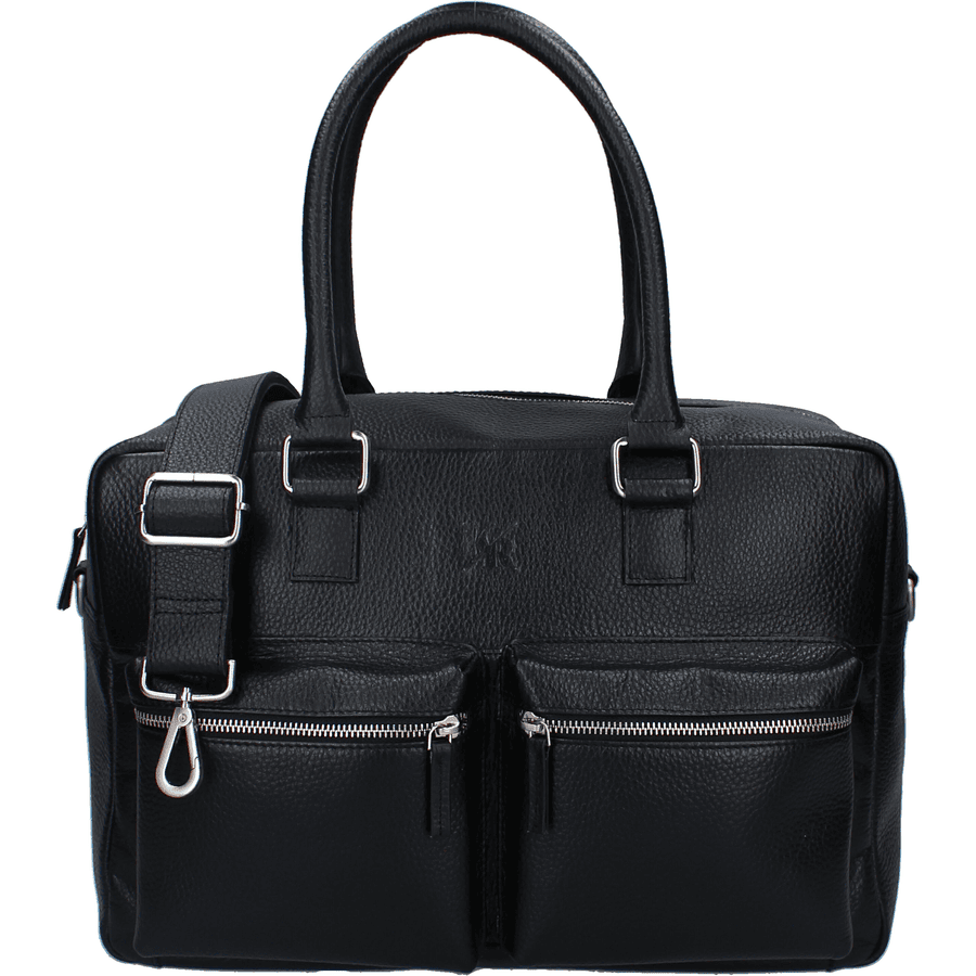 Kidzroom Care Lovely Leather Bolso cambiador Vienna , negro