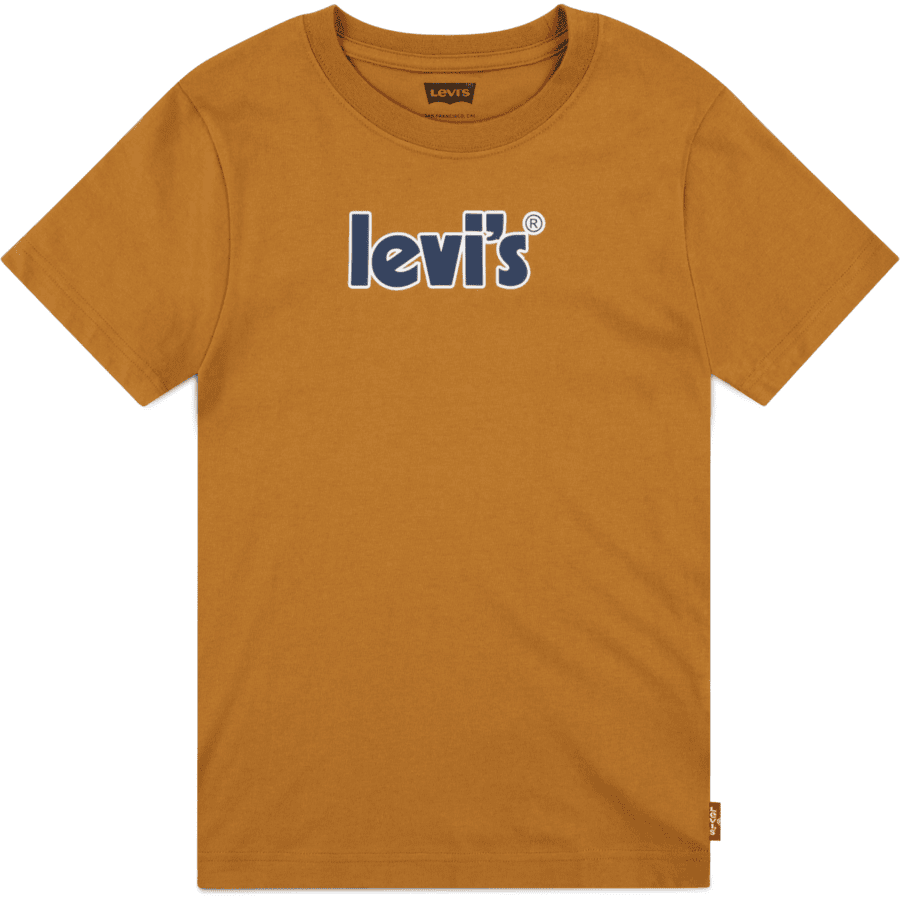Levi's® T-shirt med print lysebrun