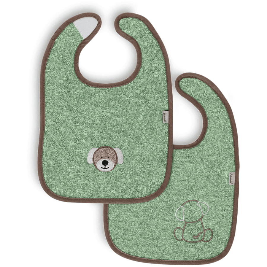 Sterntaler Peto de Velcro Doble Pack Perro Verde
