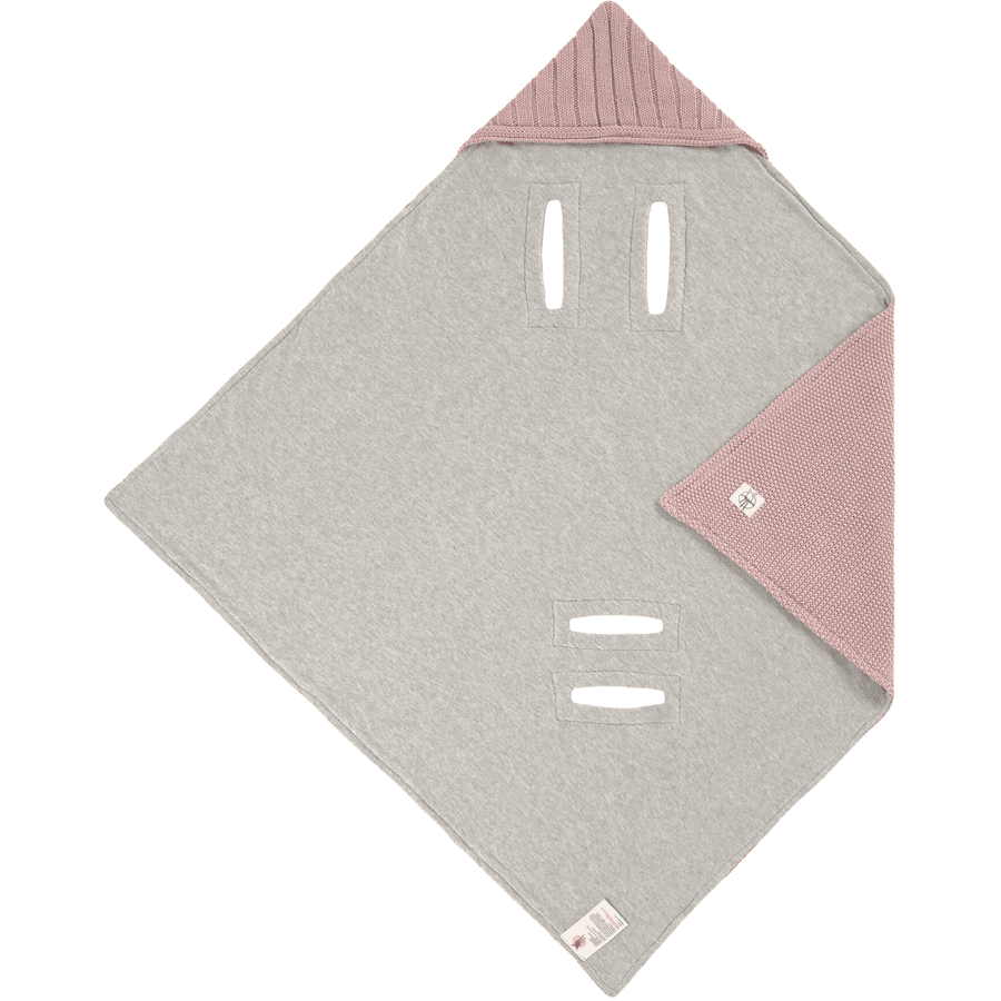 LÄSSIG Kuvertfilt i rosa 78 x 78 cm