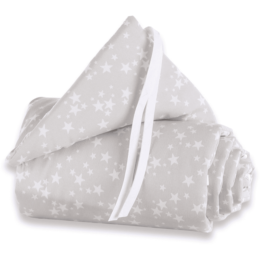 babybay® Nestchen Pique Original Sterne weiß 144x25 cm
