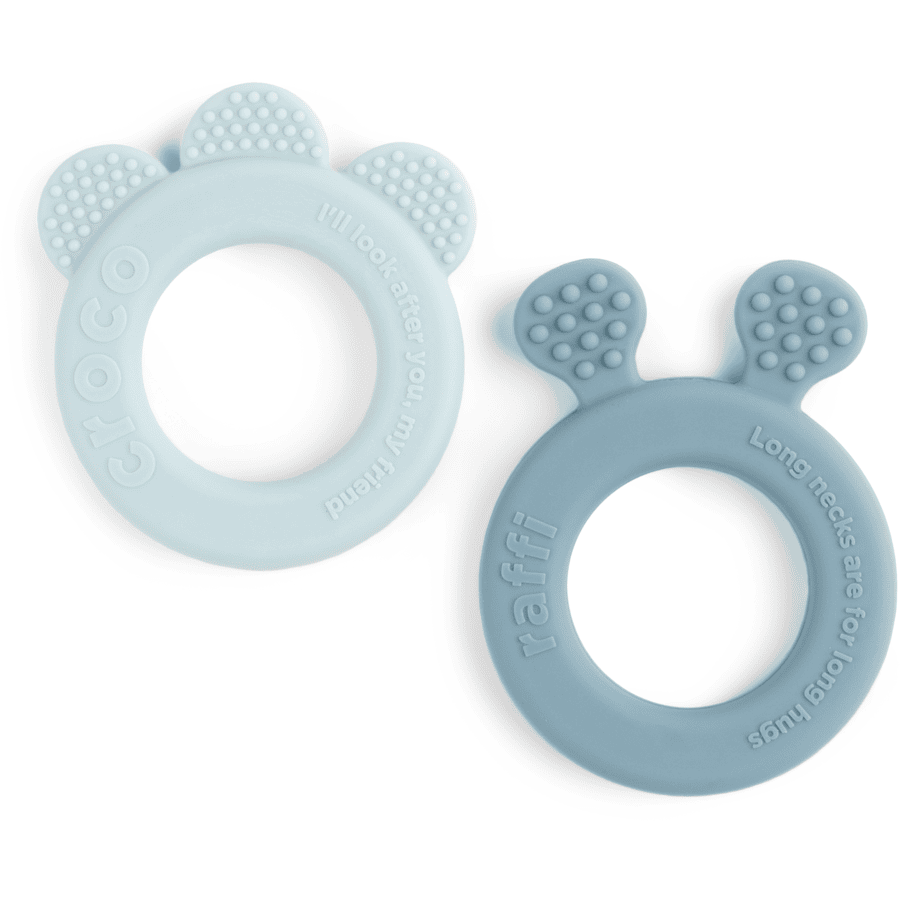 Utført av Deer ™ Teething ring 2-pack Deer friends Blue