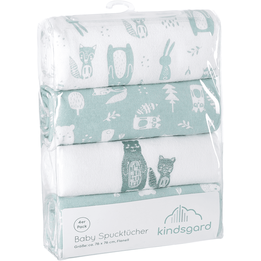 kindsgard Langes enfant handklad menthe lot de 4