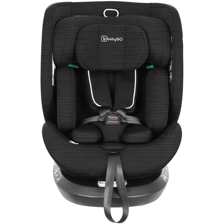 babyGO Siège auto pivotant Protection 360 black