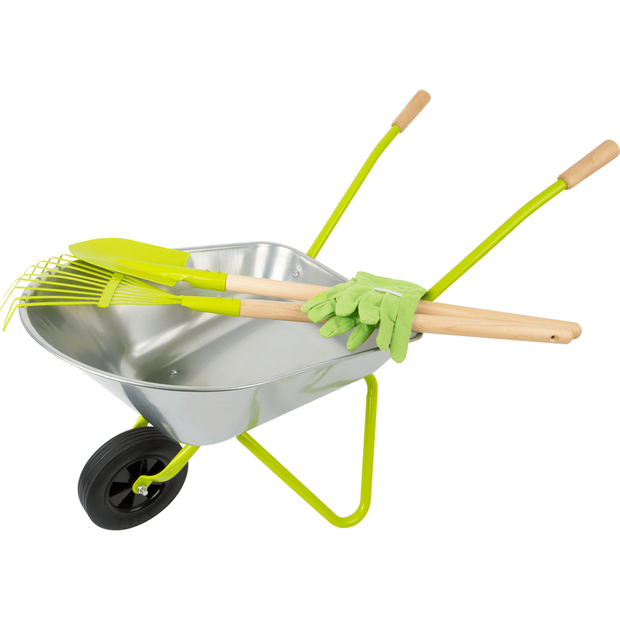 small foot® Brouette enfant, avec outils de jardinage