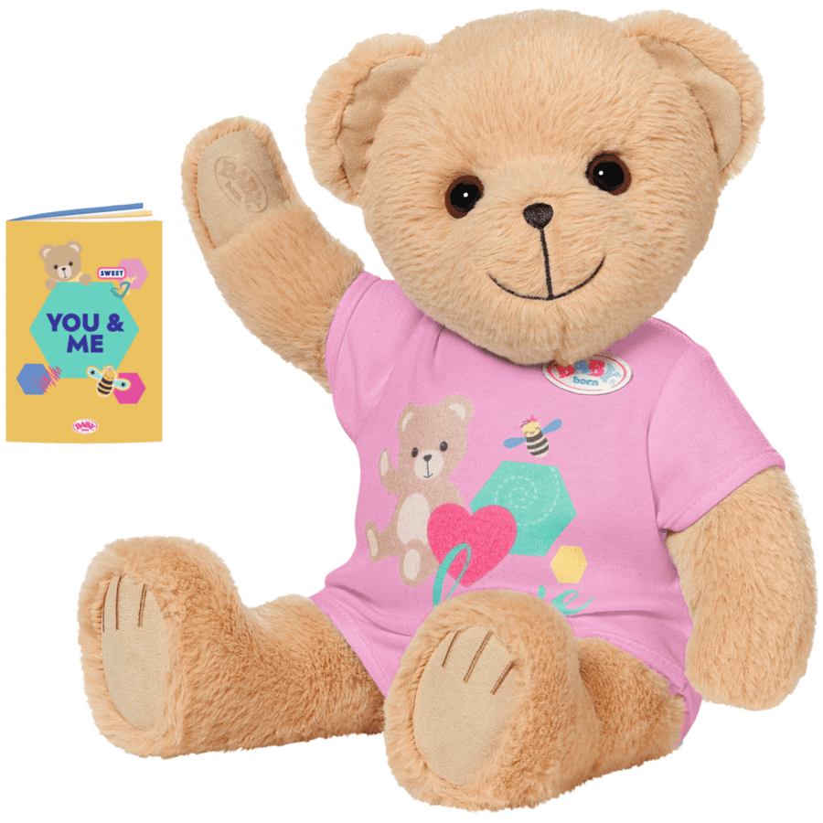 Zapf Creation BABY born® Peluche ours, rose