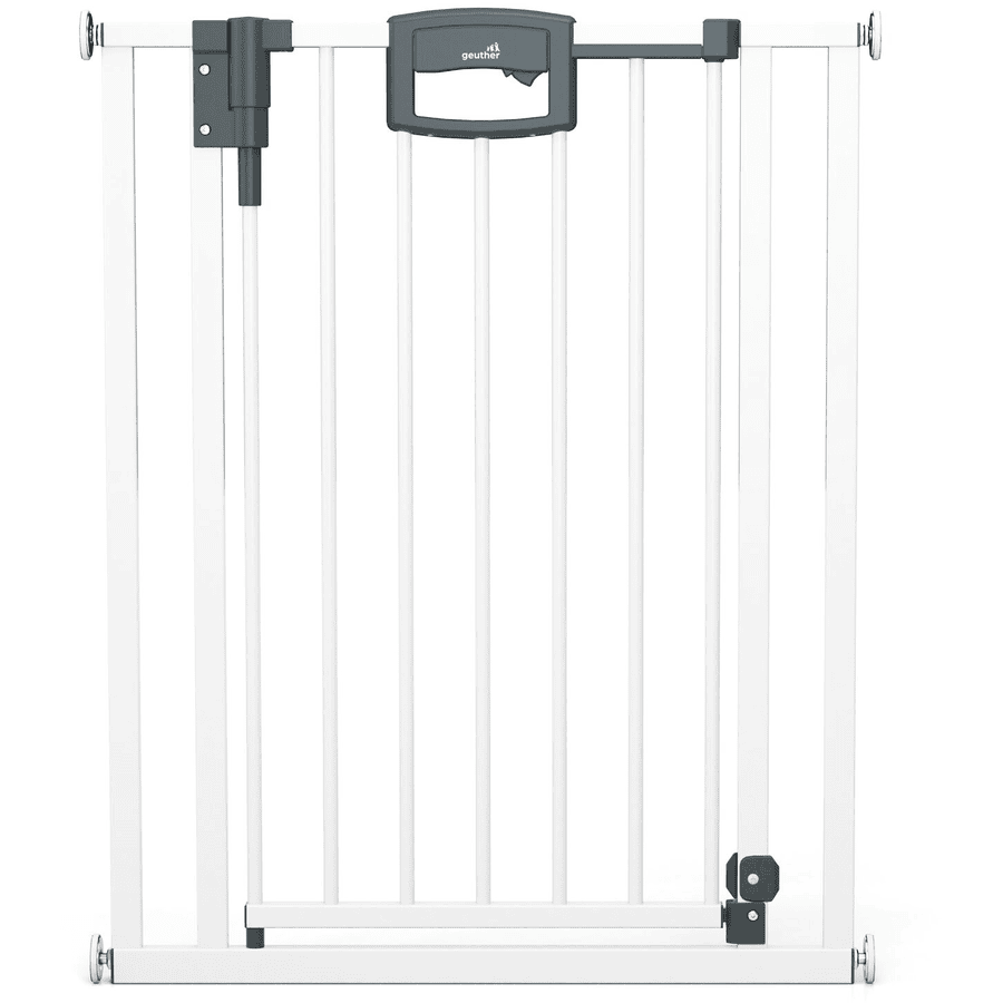 geuther Türschutzgitter Easylock Plus 4791+ 68 - 76 cm metall weiß