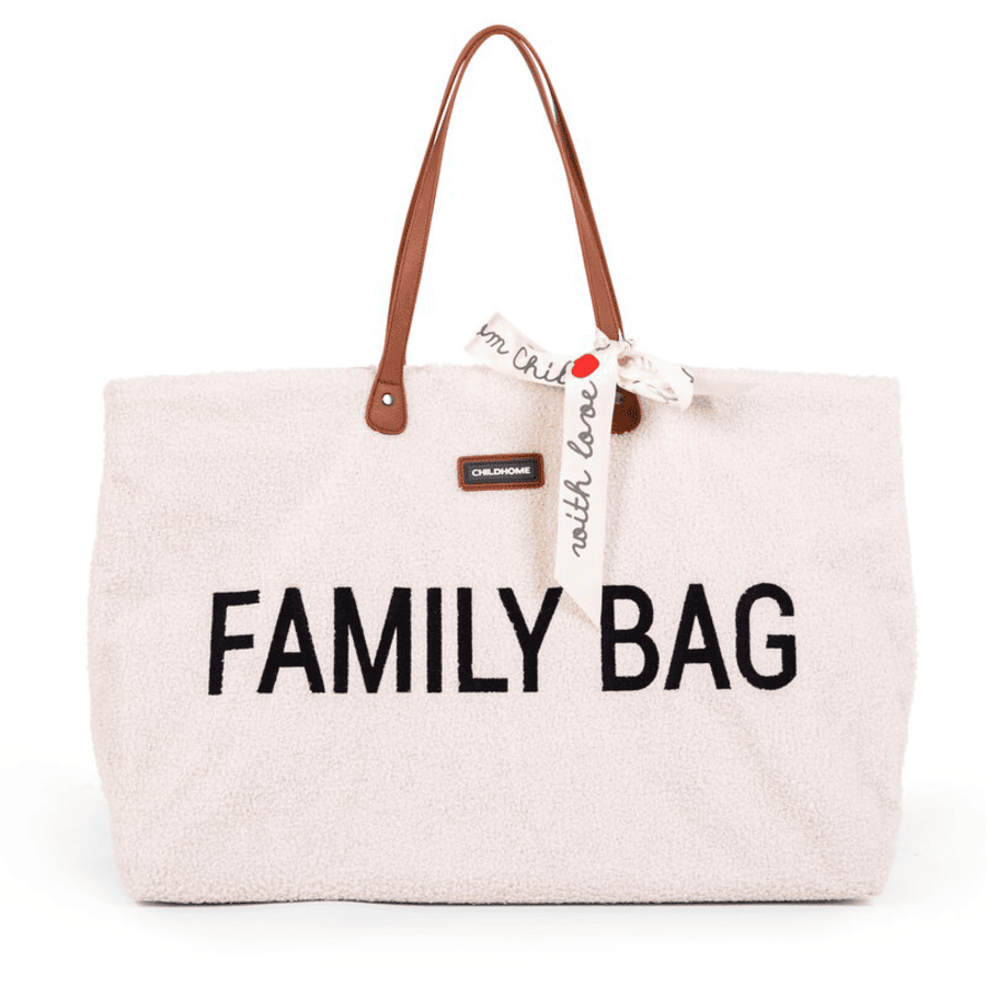 
CHILD HOME Hoitolaukku Family bag Teddy valkoinen