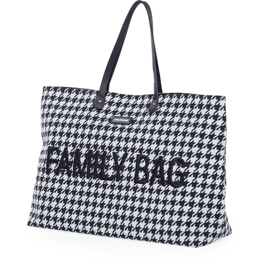 CHILDHOME Přebalovací taška Family Bag houndstooth black