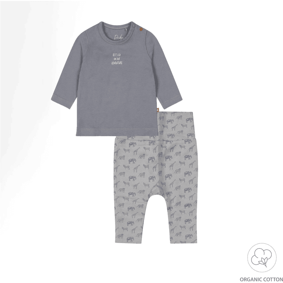 Dirkje Babyset 2-delat Faded blue