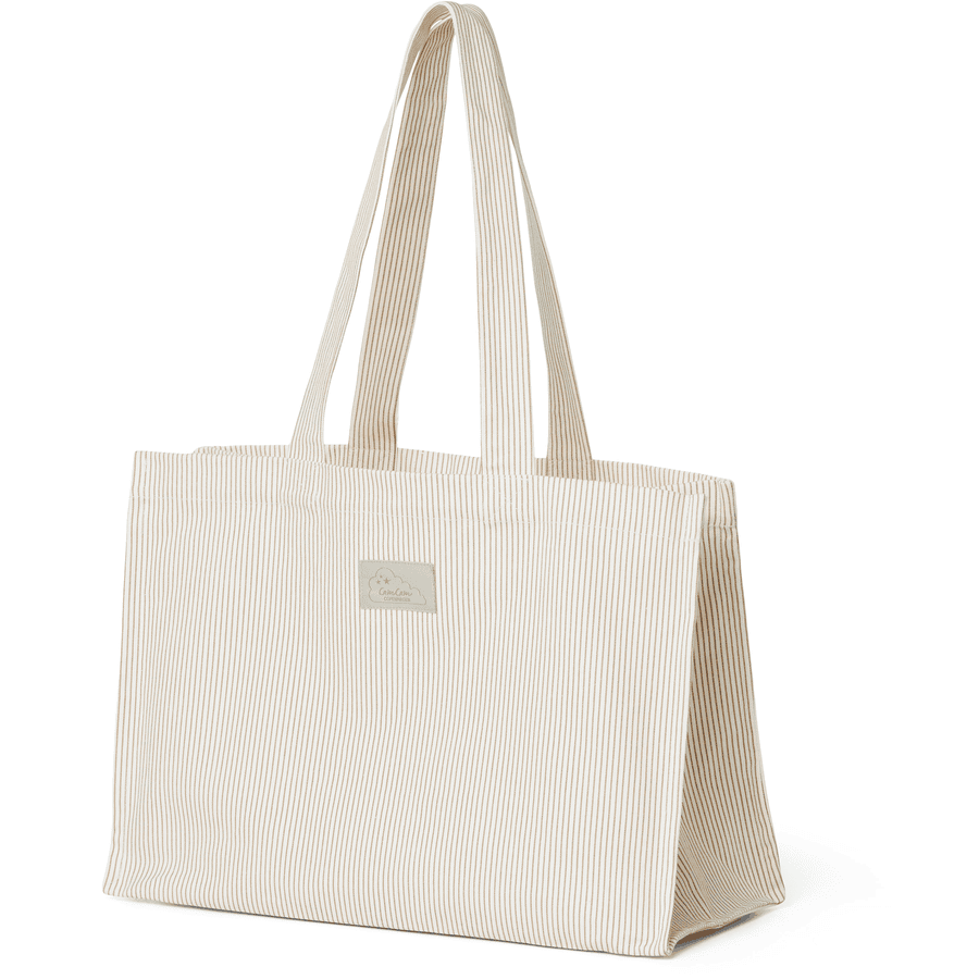 Cam Cam® COPENHAGEN Borsa in tela Class ic Stripes Camel