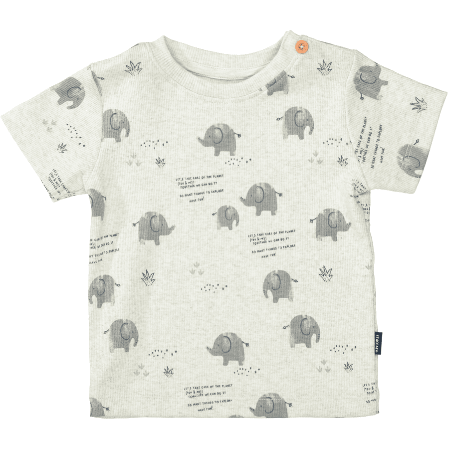 STACCATO  T-shirt elephant gedessineerd