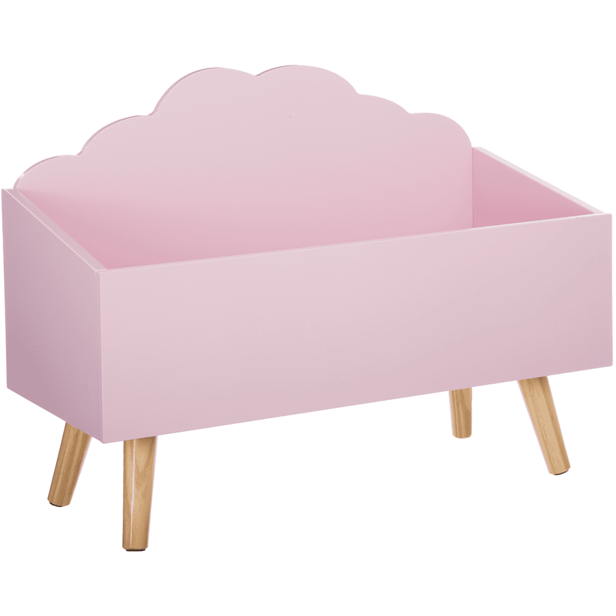 baúl de almacenamiento infantil atmosphera rosa nube