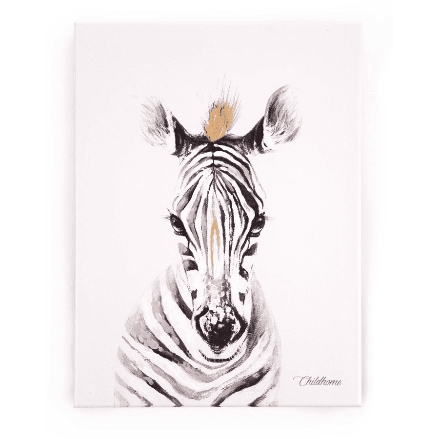 CHILDHOME Oljemålning Zebra 30 x 40 cm