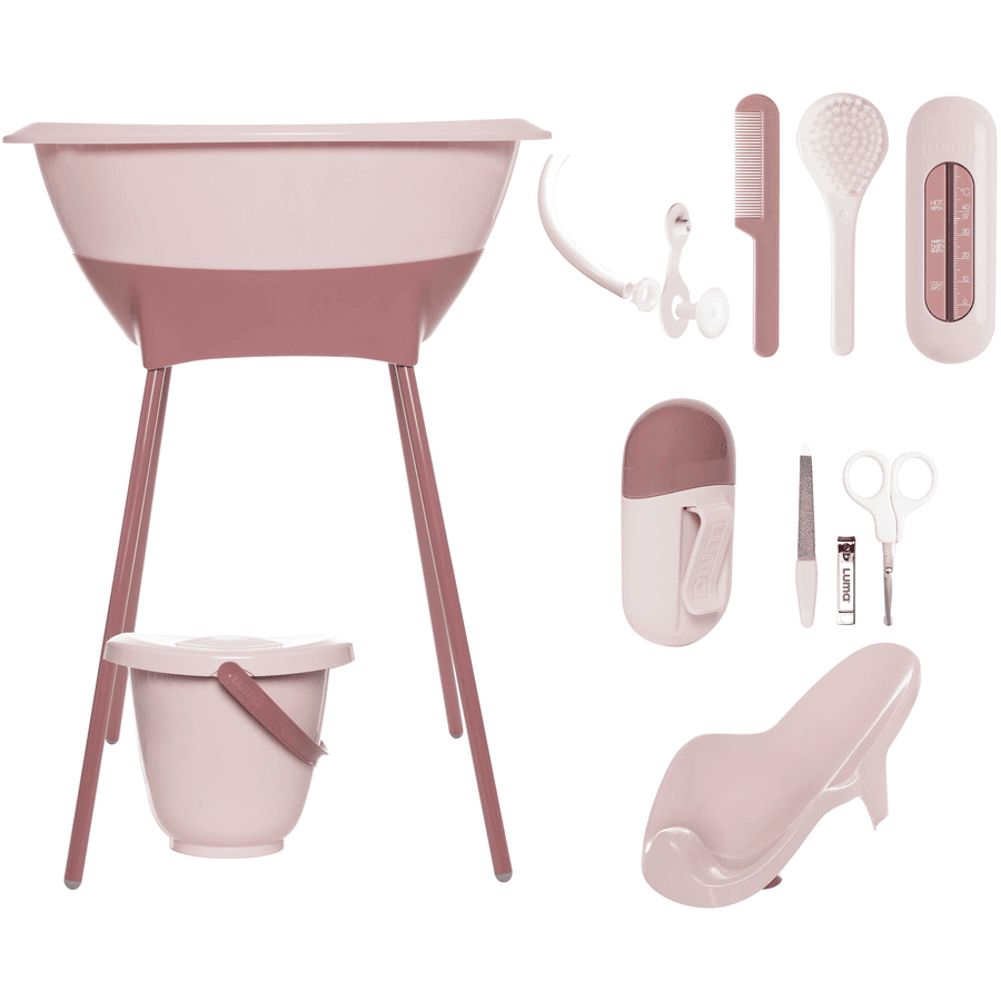 Luma® Babycare Kit bain baignoire sur pieds bébé Blossom Pink
