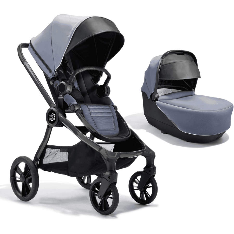 baby jogger City Sights barnevogn inkl. liggedel Special Edition Commuter / ramme Charcoal inkl. værbeskyttelse