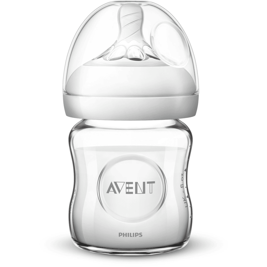 Philips Avent Natural Flasche Glas SCF051/17, 120ml, 1 Stück, transparent