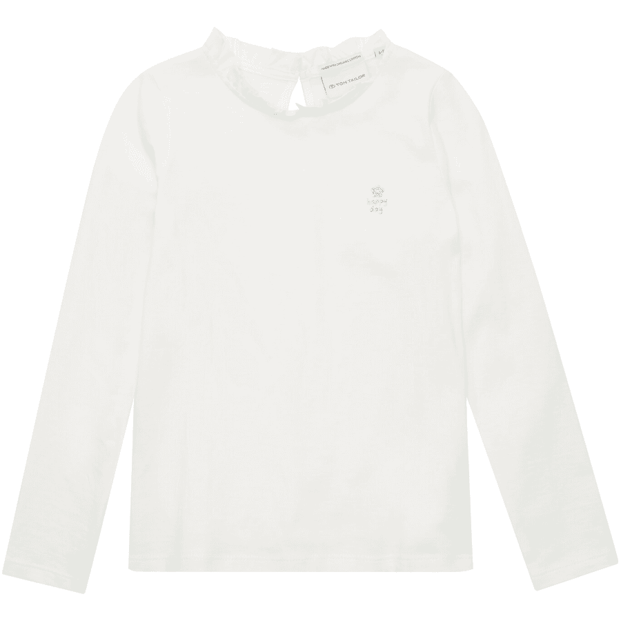 TOM TAILOR T-shirt à manches longues Whipser White 