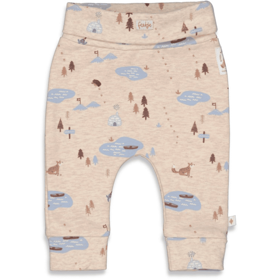 Feetje Slip-on kalhoty Bear y Nice Zand Melange