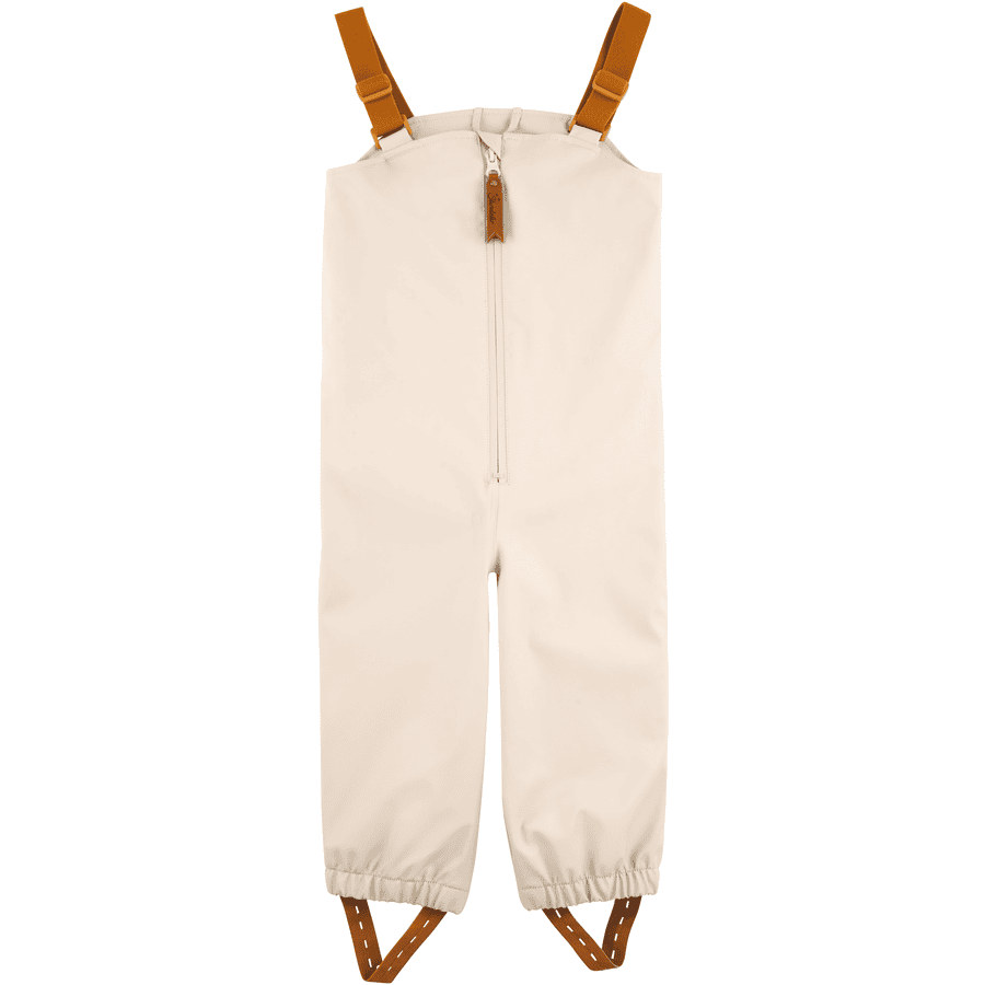 Sterntaler Pantalón de lluvia beige liso sin forro