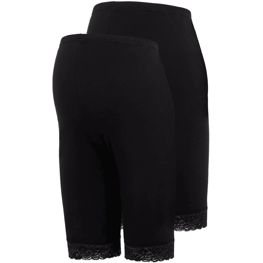 mama;licious Těhotenské shorts MLLENNA 2-pack Black 