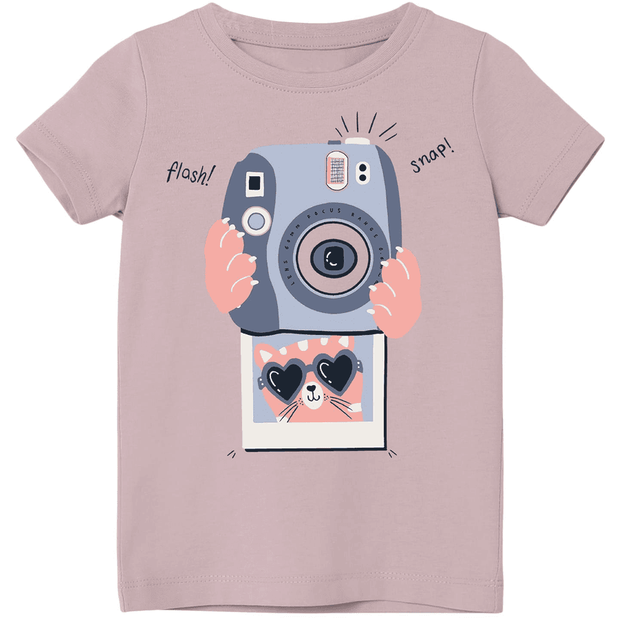 name it T-shirt Nmfveen Violet Ice