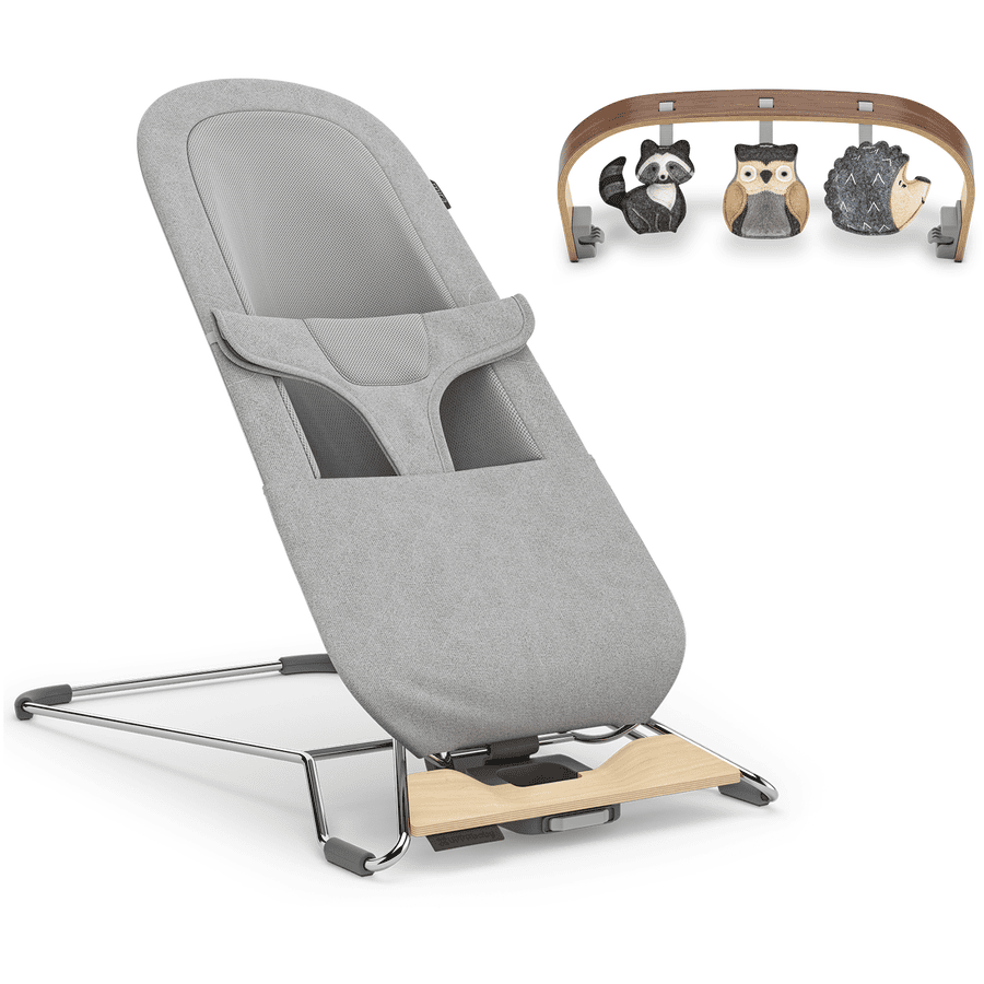 UPPAbaby Babywippe Mira Stella Grey Mélange inlusive Spielbogen Forest Fun