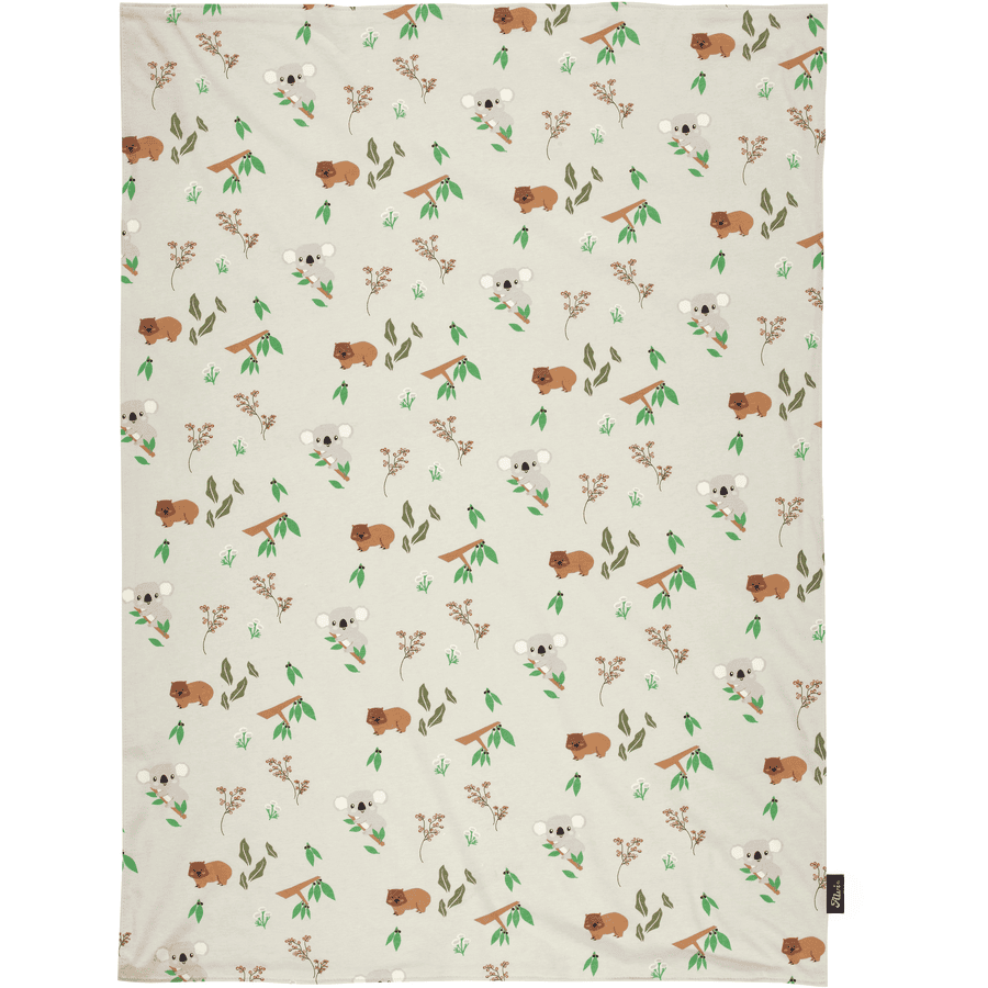 Alvi ® Babyteppe Organic Cotton Koalas World 75 x 100 cm