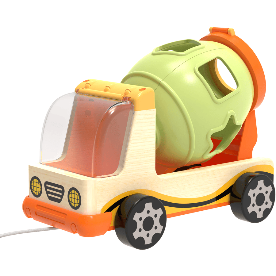 TopBright Toys® Baufahrzeug mit Formenlernspiel