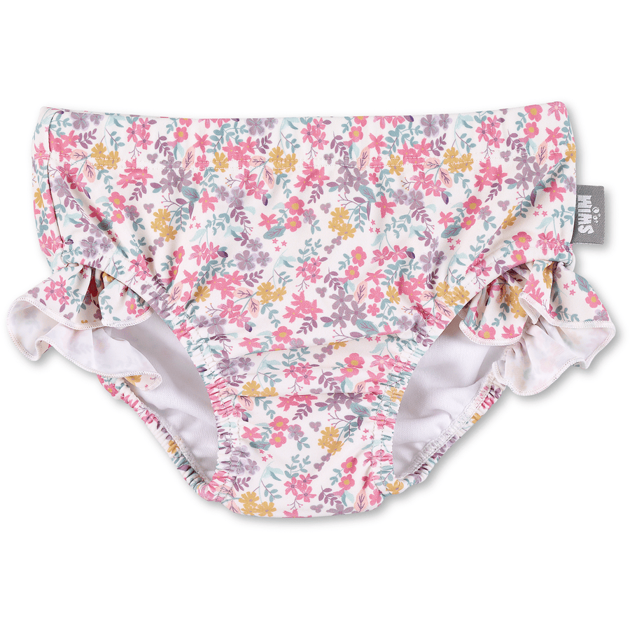 Sterntaler Maillot de bain fleuri écru 