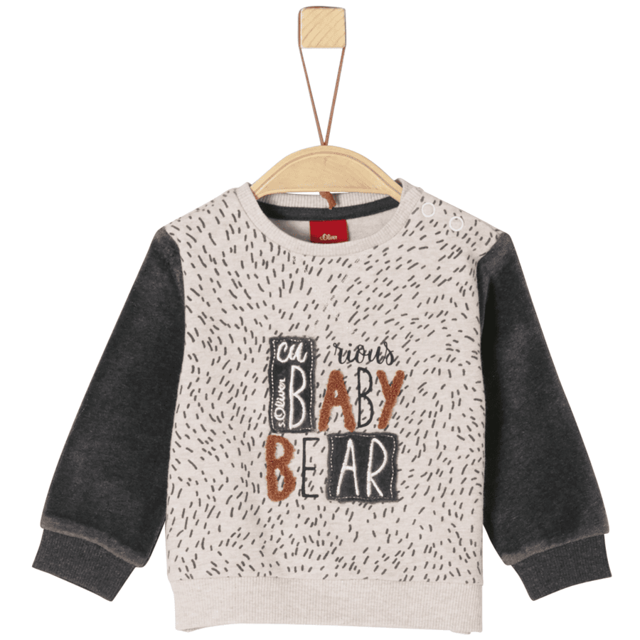 s.Oliver Boys Sweatshirt beige melange