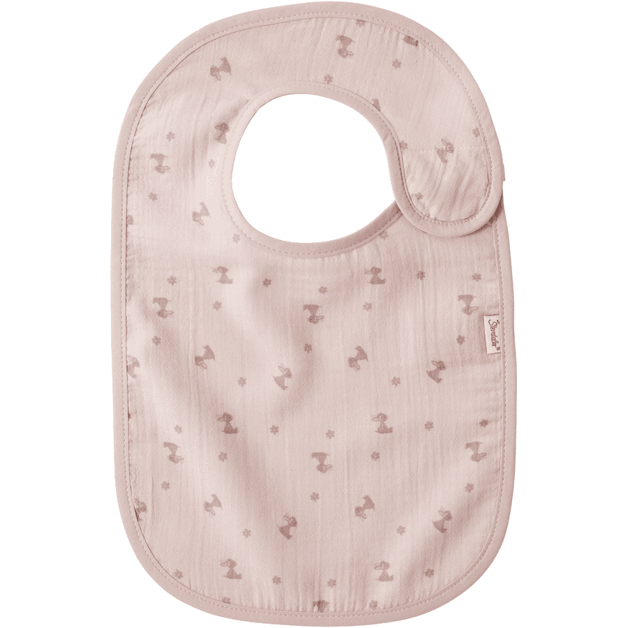 Sterntaler Hagesmæk med velcro Emmi Girl soft pink