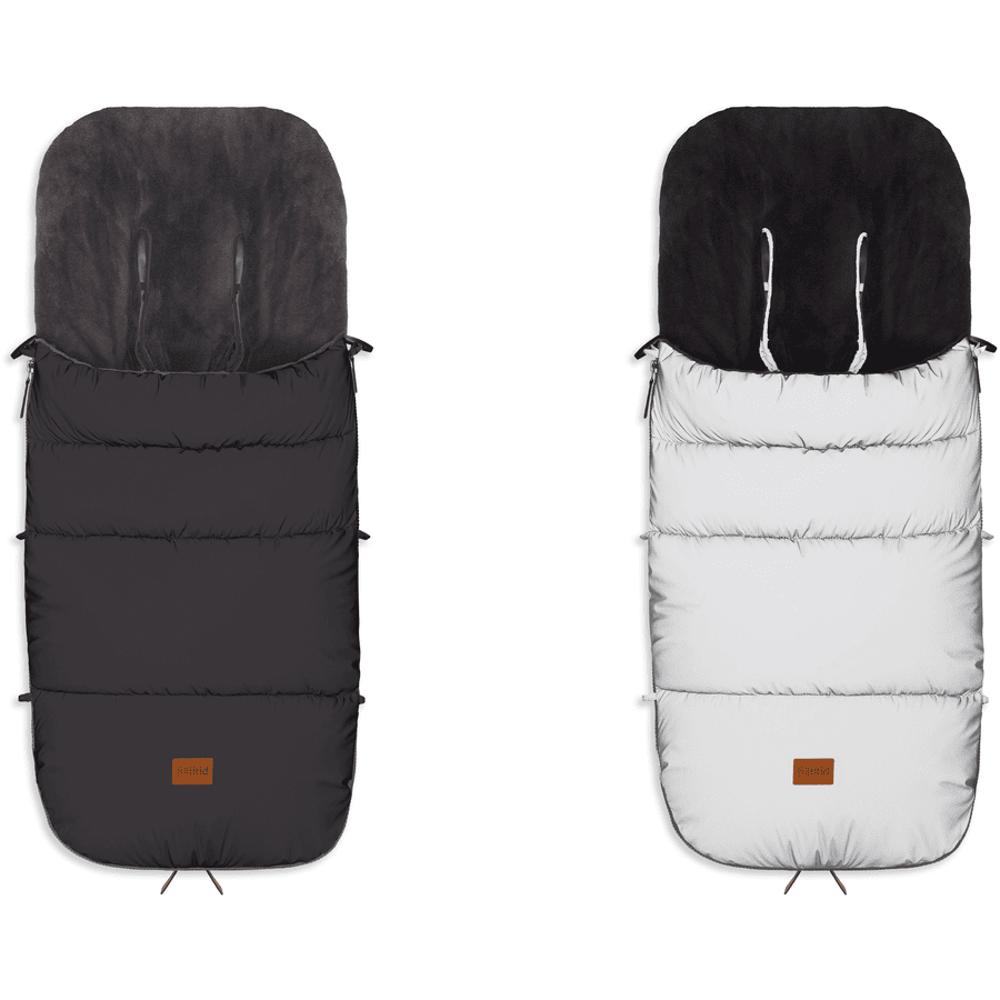 fillikid Winterfußsack Kinley Reflect schwarz