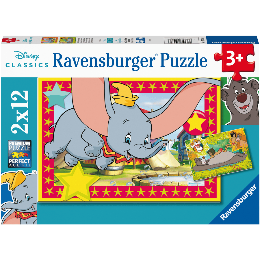 Ravensburger 2x12 Puzzle - L'aventure nous appelle 