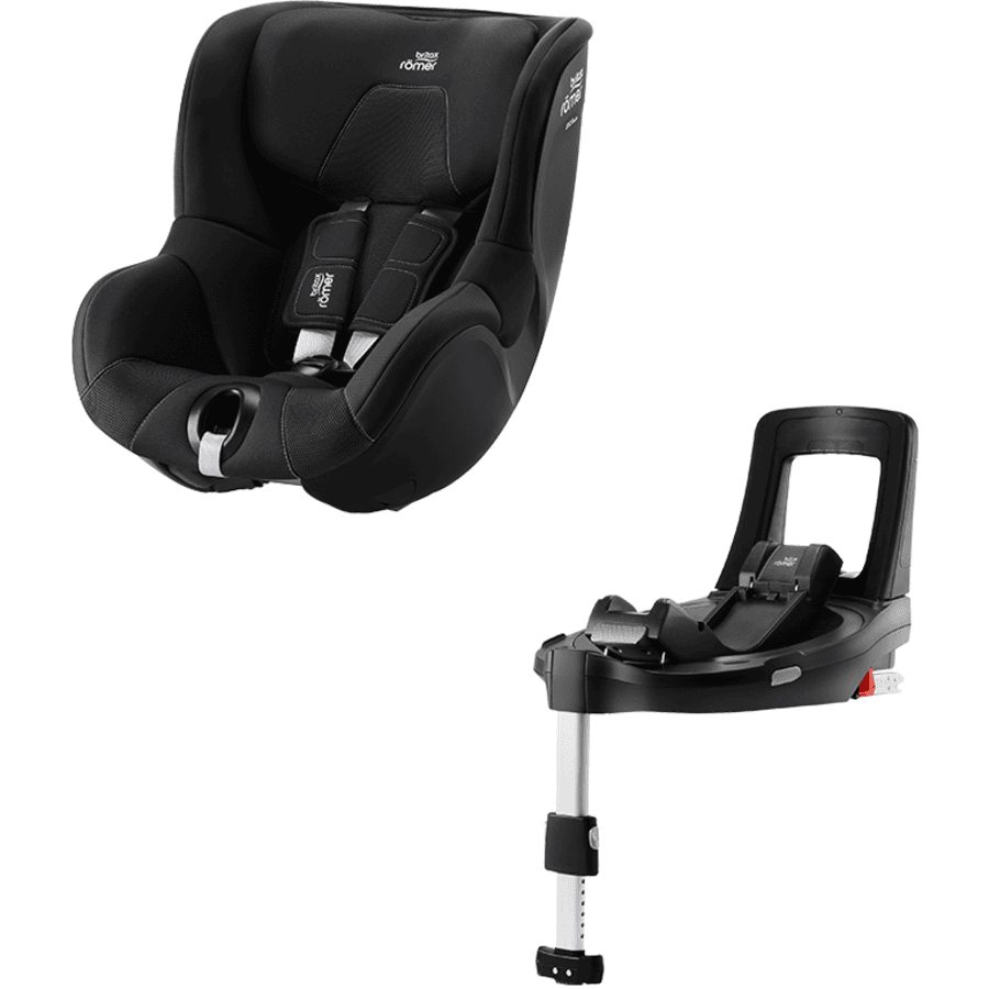 Britax Römer Seggiolino auto Reboarder Dualfix 3 i-Size Galaxy Black, incl. Base isofix Flex iSENSE