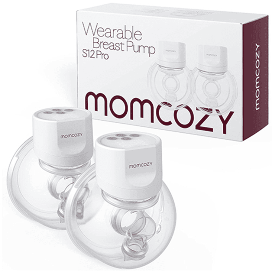 momcozy Bærbar dobbel brystpumpe S12 Pro, hvit
