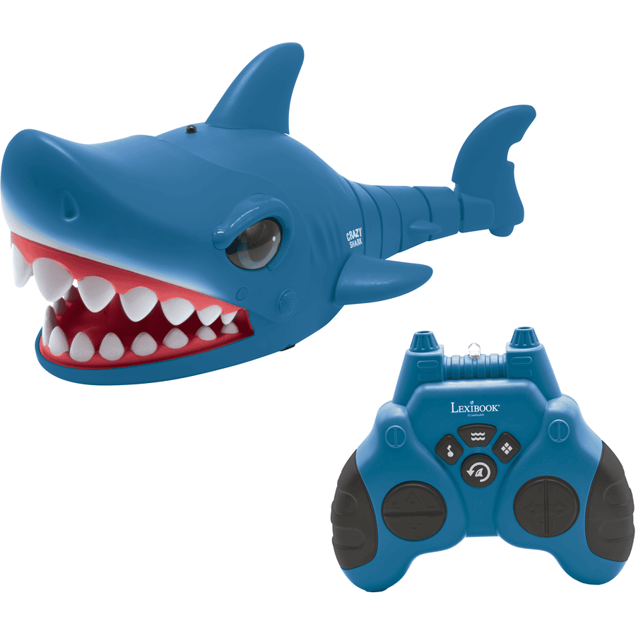 LEXIBOOK Requin fou télécommandé avec effets sonores