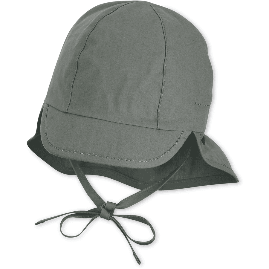 Sterntaler Peaked cap met nekbescherming donkergroen 