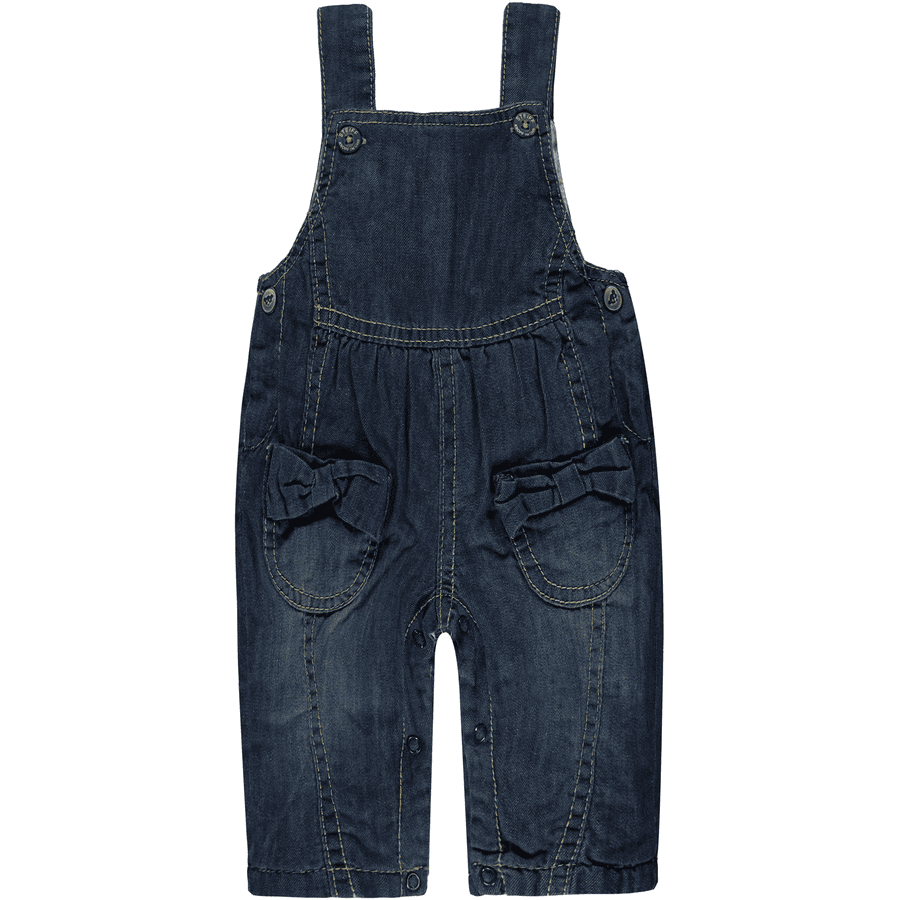 Steiff Girls Dungarees tmavě modrý denim 