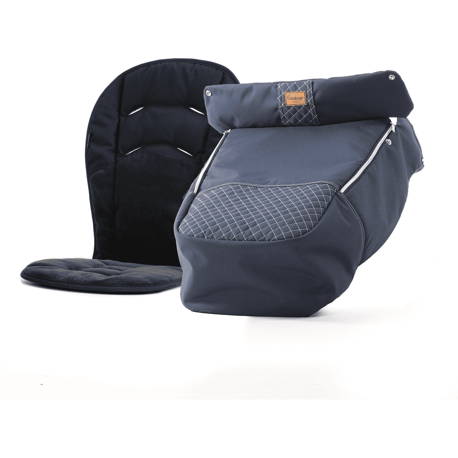 Emmaljunga Fußsack Ergo De Luxe Scandinavian Blue