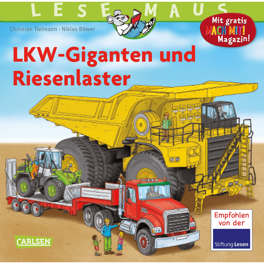 CARLSEN Lesemaus 159: LKW-Giganten und Riesenlaster