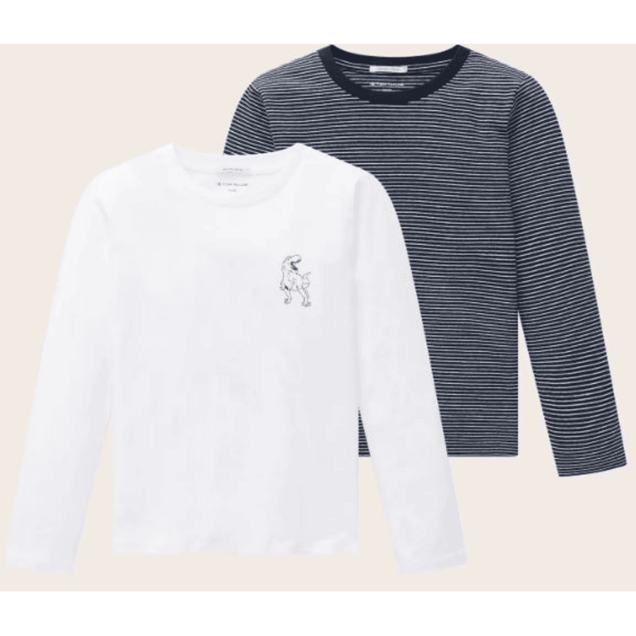 TOM TAILOR T-paita 2-pack white 