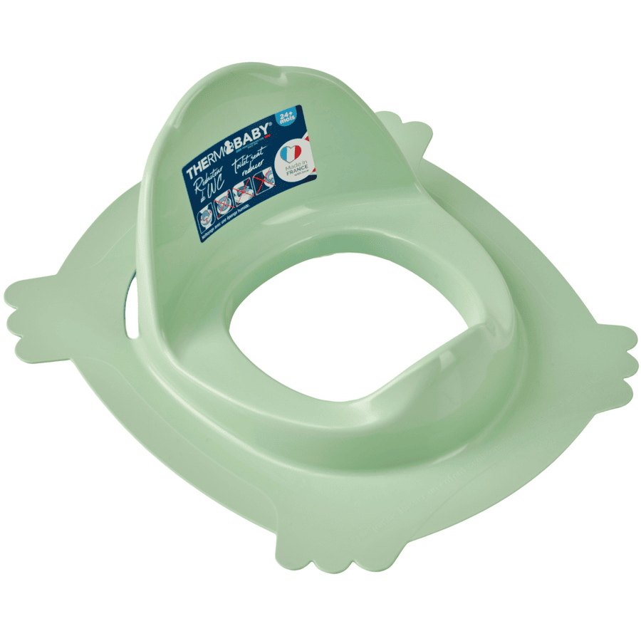 Thermobaby® Réducteur de toilettes enfant Luxe, vert céladon