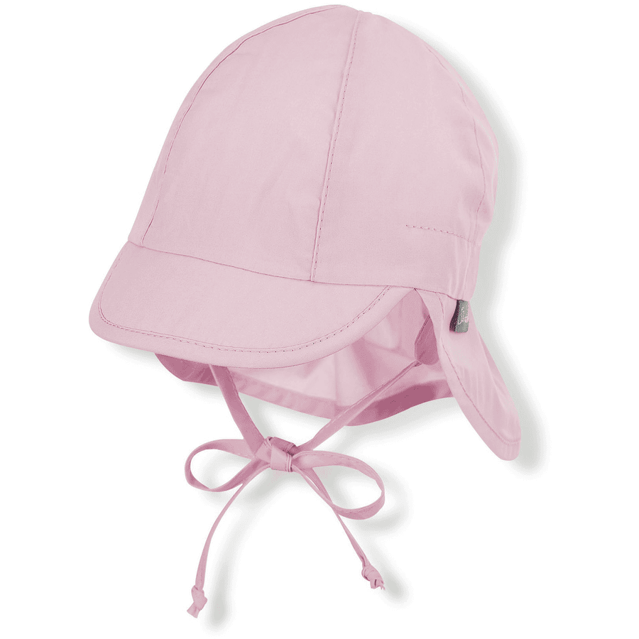 Sterntaler Peaked cap, kaulansuoja pinkki